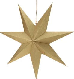 Sale Weihnachtsstern Papy gold 75 x 13 x 75 cm Weihnachtssterne