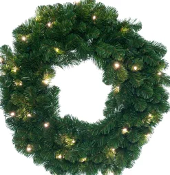 Winterberg Weihnachts- / Adventskranz künstlich mit LED-Beleuchtung D 50 cm Weihnachtskränze