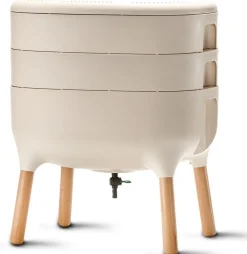 Online Wurmkomposter beige 50,5 x 38 x 60,5 cm Pflanzerde & Substrat|Komposterde