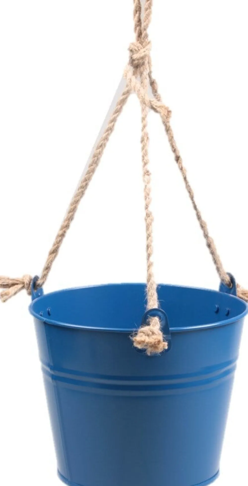 Zinc Collection Hängetopf Sanvi blau D 23 H 18 cm Blumenampeln & Hängetöpfe|Blumentöpfe & Pflanzgefäße