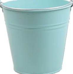 Best Zinc Collection Zinkeimer Janne hellblau 24,5 x 24,5 x 23 cm Blumentöpfe & Pflanzgefäße